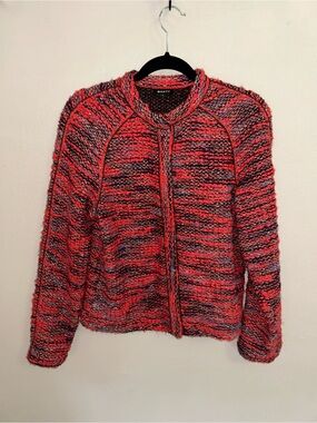 WORTH new york bouncle knit jacket textured wool alpaca blend cardi